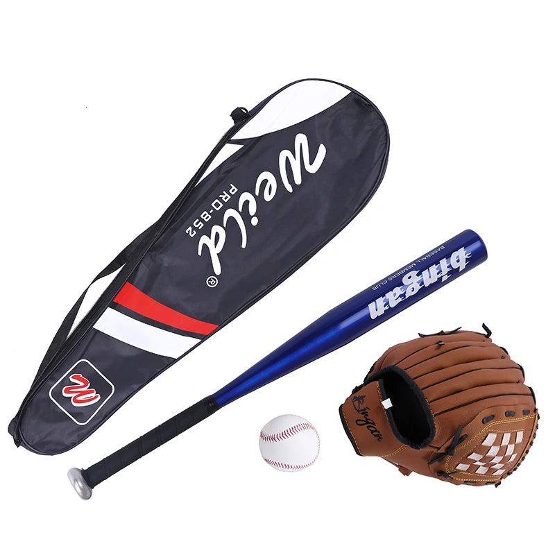 Children's Baseball Set Practice Bat Sofall Glove Home Run Base Ball Equipment for Kids Sports Fitn Fans Supplies
