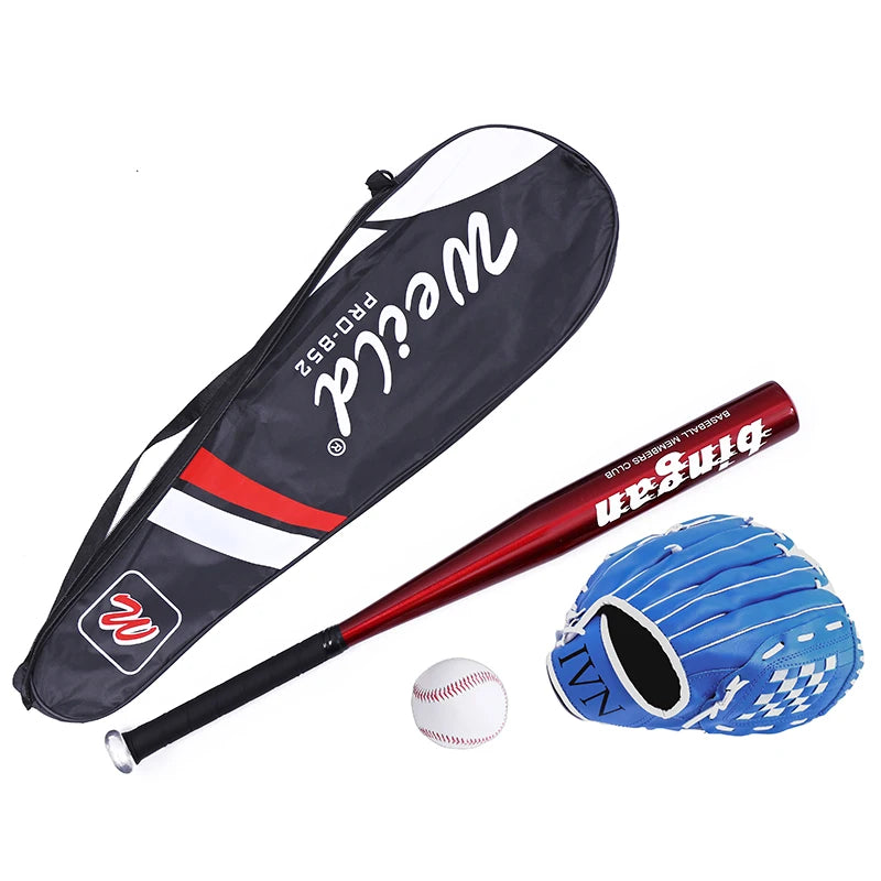 Children's Baseball Set Practice Bat Sofall Glove Home Run Base Ball Equipment for Kids Sports Fitn Fans Supplies