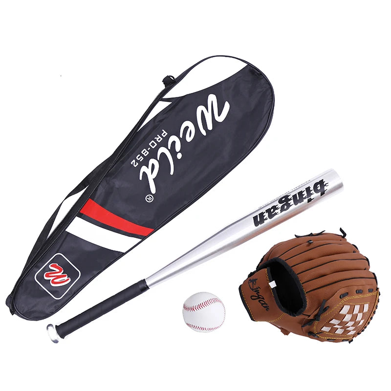 Children's Baseball Set Practice Bat Sofall Glove Home Run Base Ball Equipment for Kids Sports Fitn Fans Supplies