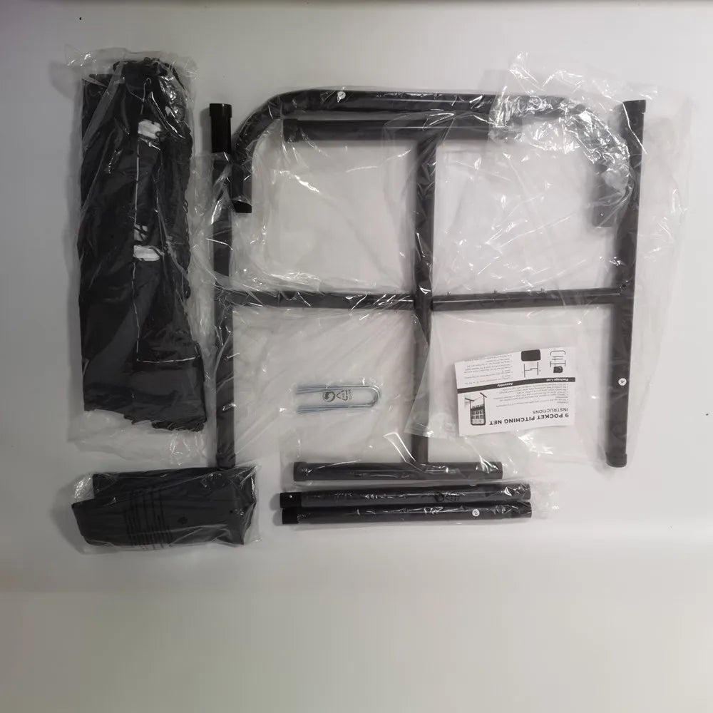 Baseball Nine-Grid Pitching Practice Net with Good Ball Area Trainer for Baseball Training