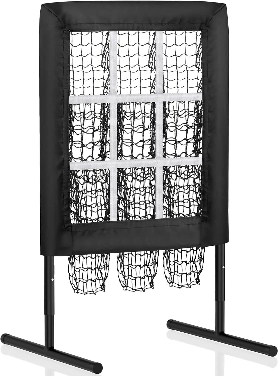 Baseball Nine-Grid Pitching Practice Net with Good Ball Area Trainer for Baseball Training