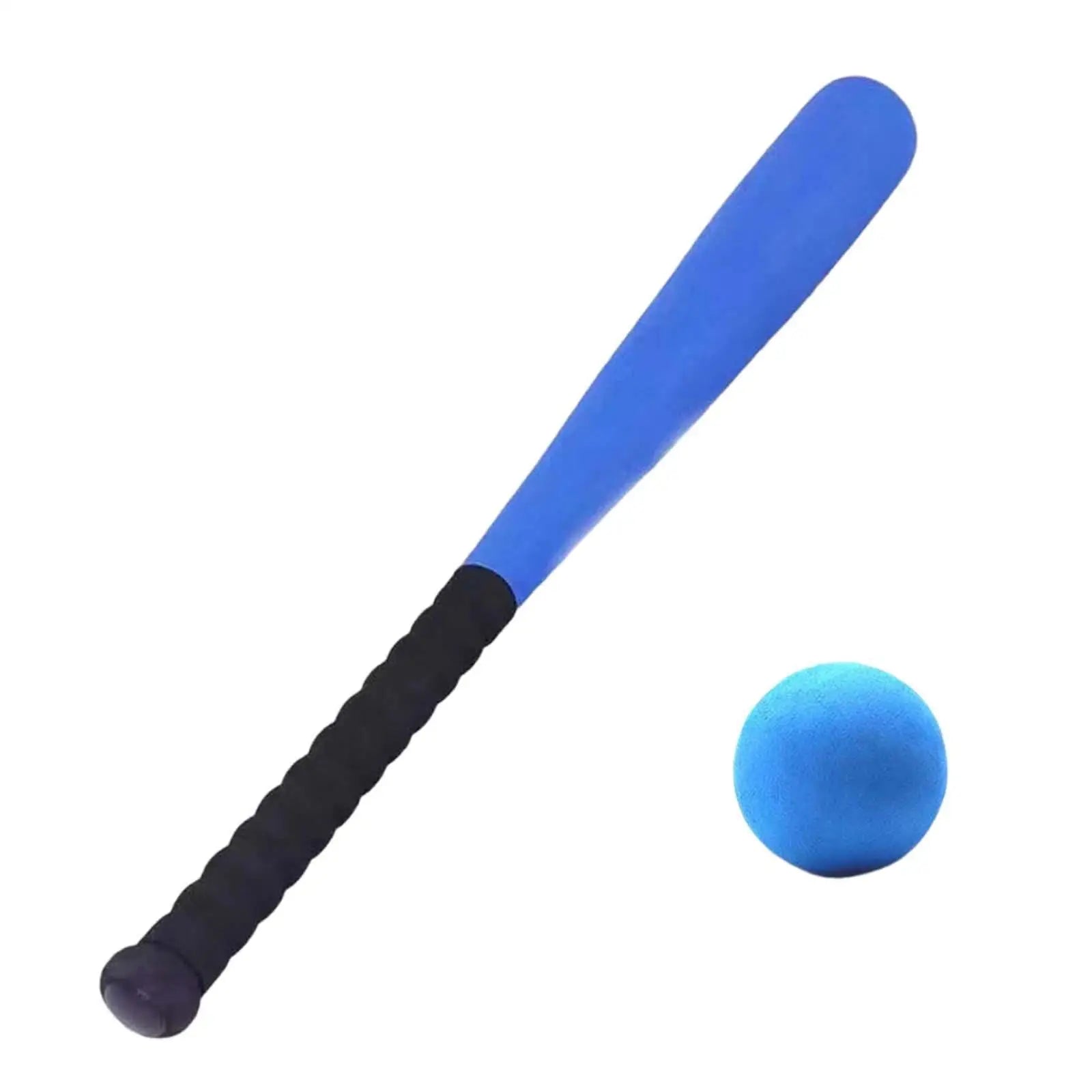 Kids Foam Baseball Bat and Ball 21 inch Lightweight Safe Toy EVA Softball Bat Tball Bat for Indoor Outdoor Learning Game Playing
