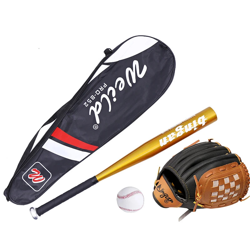 Children's Baseball Set Practice Bat Sofall Glove Home Run Base Ball Equipment for Kids Sports Fitn Fans Supplies