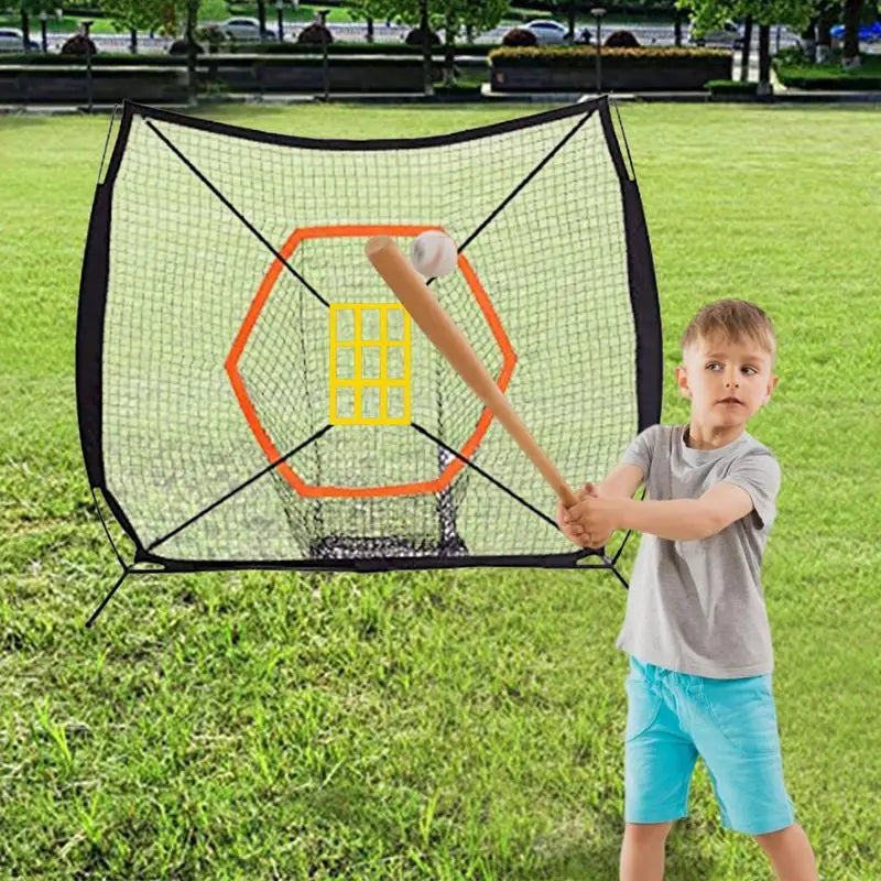 Baseball Softball Practice Net Portable Hitting Pitching Batting Training Net Baseball Backstop Net Backstop Screen Equipment