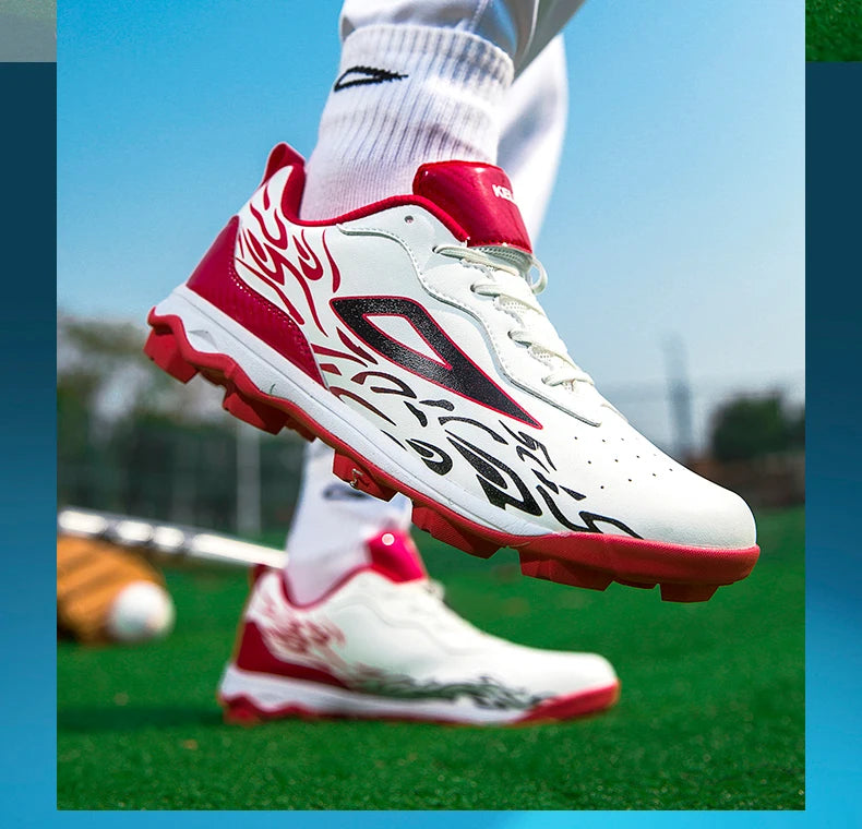 2025 New Men Baseball Sneakers Professional Softball Sport Shoes Non Slip Spiked Sneakers Comfortable Baseball Training Shoes