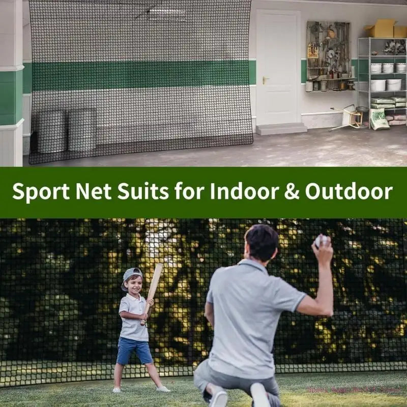 Multipurpose Baseball Training Net Sport Netting Barrier for Softball Hockey