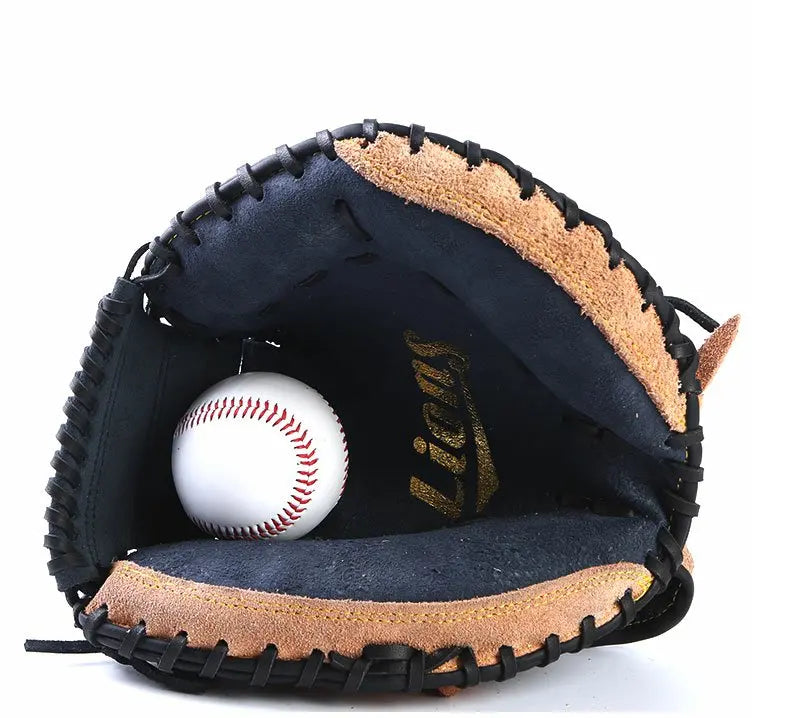Profional Baseball Gloves Leather Adult Infield Pitcher Sofall Gloves Full Cowhide Training Sports Fans Supplies