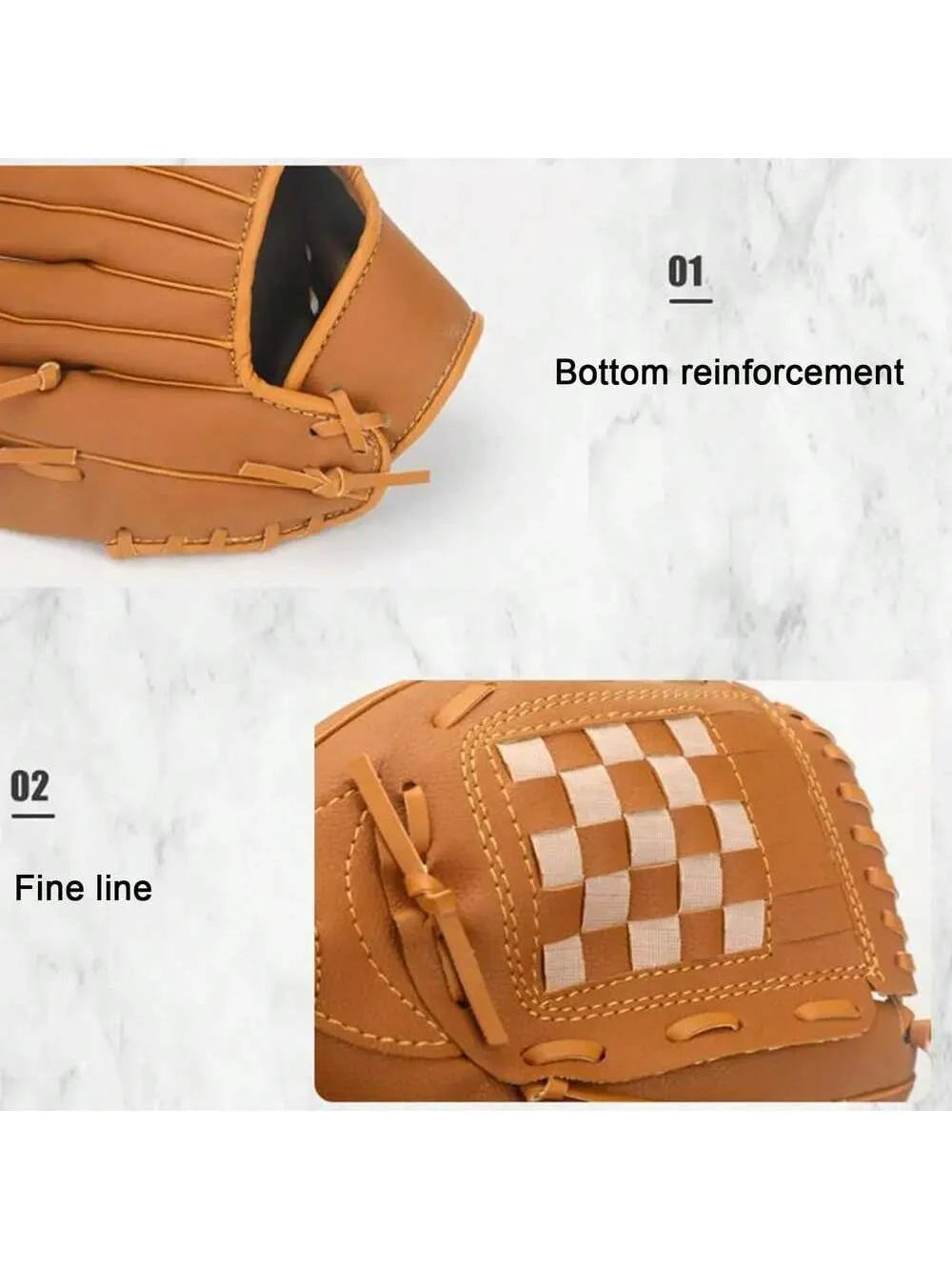 Outdoor Sport Adult Baseball Glove Batting Gloves Size 10.5/11.5/12.5 Left Hand Training Equipment for Man And Woman