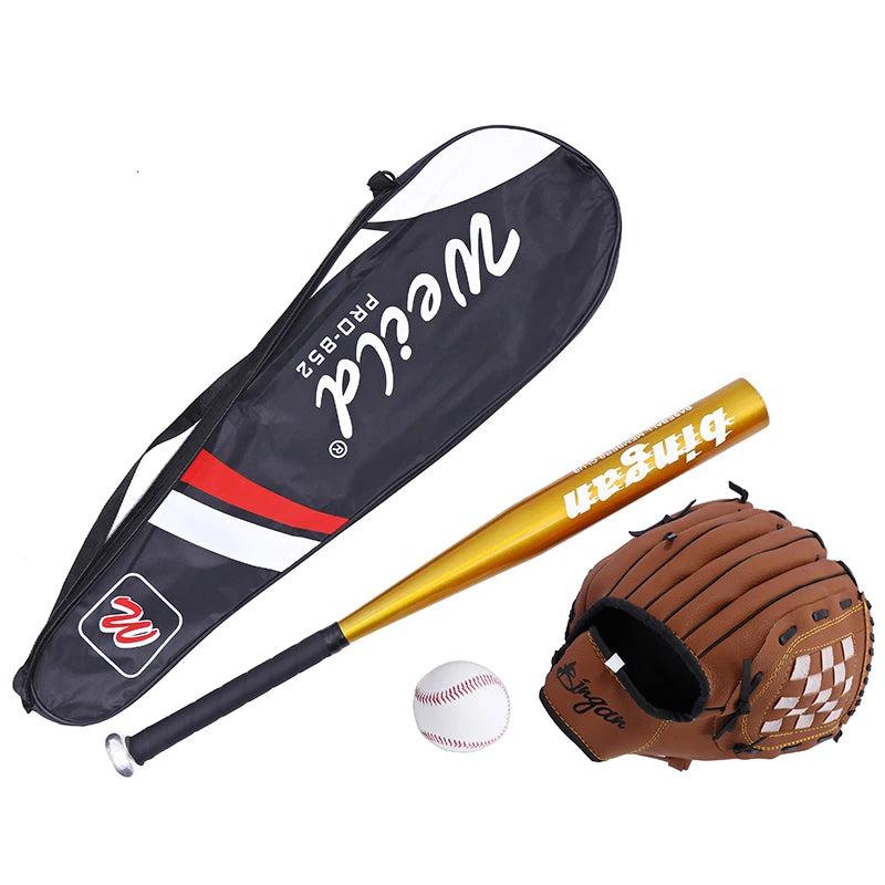 Children's Baseball Set Practice Bat Sofall Glove Home Run Base Ball Equipment for Kids Sports Fitn Fans Supplies