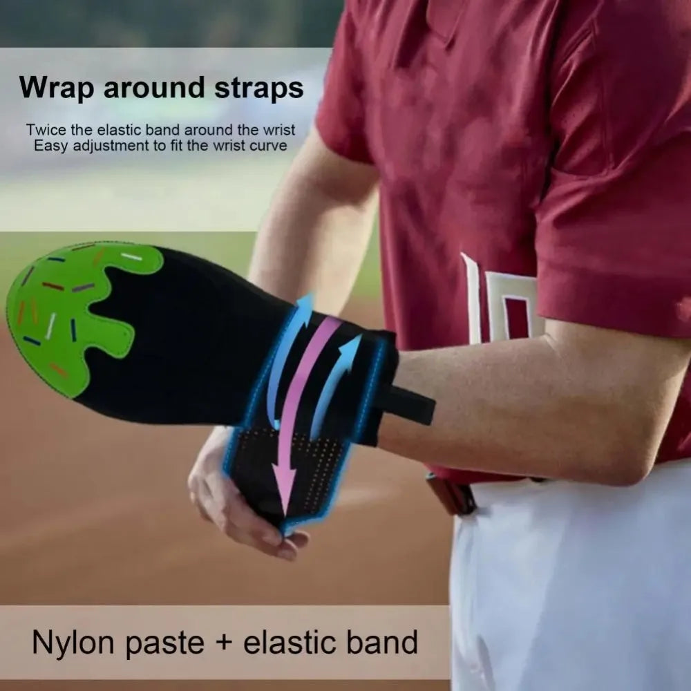 Icecream Baseball Sliding Mitt Glove Left Right Universal Protective Glove Compression Strap Adjustable Wrist Softball Glove