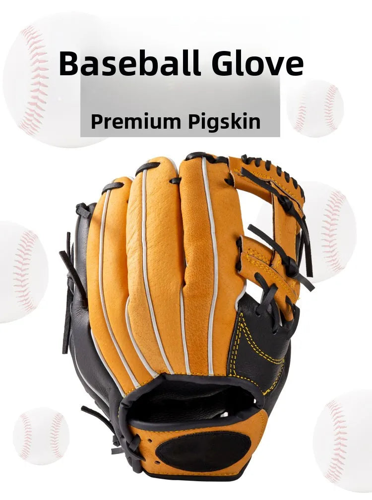 Leather Baseball Glove for Adults And Teenagers College Students Sports Class Sofall Towing Gloves Baseball Equipment